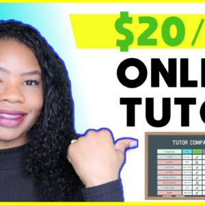 $20 Hourly Work-From-Home. Teach English Online - Entry Level & No Degree | Work-At-Home Jobs 2020