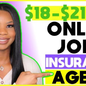 🟢 *Apply ASAP!!* $18-$21 HOURLY Work-From-Home Jobs. Company Will Pay For Insurance License Exam!