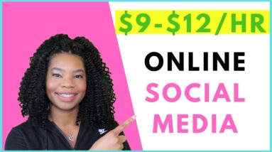 💻Get Paid to Post On Social Media! | Online, Remote Work-At-Home Jobs August 2019