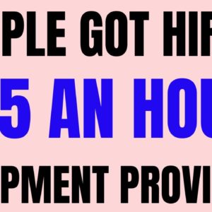 People Got Hired | $25 An Hour | Equipment Provided | Best Work From Home Job | Remote 2022