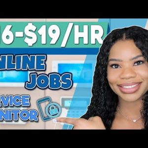 $16-$19/HR ONLINE JOBS! LITTLE EXPERIENCE! MONITOR ALARM SYSTEMS FROM HOME! WORK FROM HOME JOBS 2022