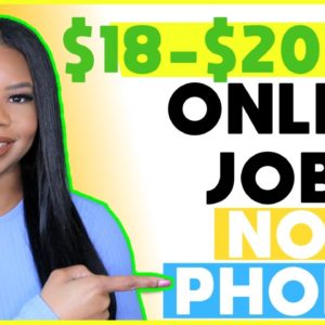 💸 *Apply ASAP!!* $18 Hourly NON-PHONE Work-From-Home Jobs! NO Experience Required!