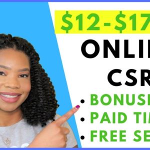 Work-At-Home jobs with paid training! | Online, Remote Work-At-Home Jobs August 2019