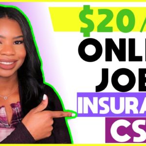 🟢 *Apply NOW!!* $20 HOURLY Insurance Work-From-Home Jobs! Training Starts March 2021!