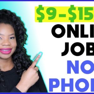 No Phone Work From Home Jobs  FREE Computer  No Degree!  Online, Remote Work At Home Jobs January 20