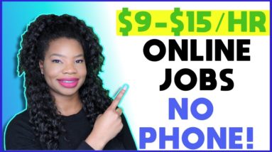 No Phone Work From Home Jobs  FREE Computer  No Degree!  Online, Remote Work At Home Jobs January 20