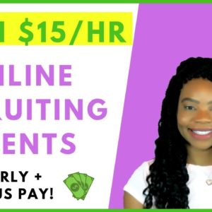 *NOW HIRING* Online Recruiters | Online, Remote Work-At-Home Jobs April 2019