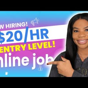 💵 *APPLY ASAP!!* $20/hr ENTRY LEVEL Work-From-Home Job! Little Phone Use + GREAT Benefits!