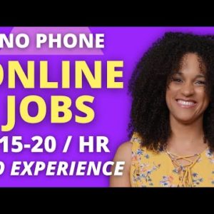 NO PHONE ONLINE JOBS! DATA ENTRY NO DEGREE NO EXPERIENCE NEEDED! Remote Jobs From Home 2022