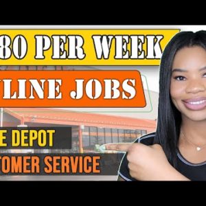 🤑 $680 PER WEEK ONLINE JOBS! HOME DEPOT NOW HIRING VIRTUAL CUSTOMER REPS | WORK FROM HOME JOBS 2022