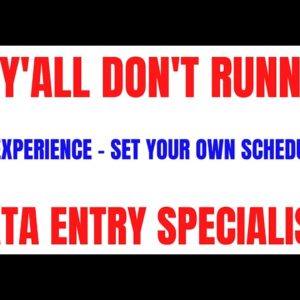 If Y'all Don't Runnnnn! | No Experience | Data Entry Work From Home Job | Remote Jobs 2022