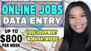 *RARE* $800 PER WEEK DATA ENTRY ONLINE JOBS! NO PHONE + FLEXIBLE! WORK ANYWHERE! WORK FROM HOME JOBS