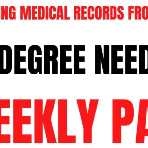 Processing Medical Records From Home | No Degree - No Weekends | Weekly Pay |  Work From Home Job