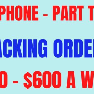 Non Phone - Part Time | Tracking Orders | $400 - $600 A Week | Best Non Phone Work From Home Job