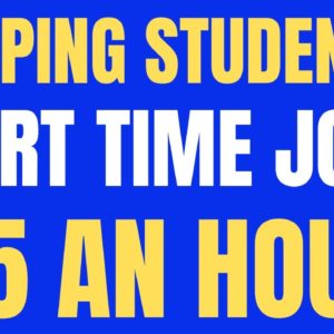 Helping Students | Part Time Work From Home Job | $15 An Hour | Best Work From Home Job Hiring Now