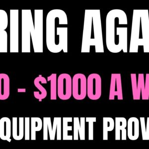 Hiring Again | $720-$1000 A Week | Laptop Provided | Best Work At Home Job | Online Job Hiring Now