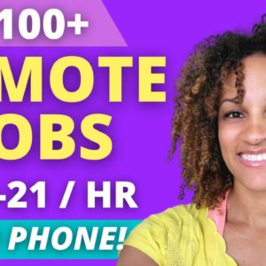 100+ Work From Home Jobs HIRING NOW! NO PHONES! Remote Jobs 2022