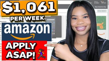 *URGENT!!* $1061 PER WEEK AMAZON ONLINE JOBS! NOW HIRING US-WIDE! WORK FROM HOME JOBS 2022