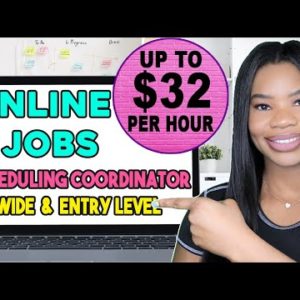 $32 HOURLY ONLINE JOBS! GET PAID TO SCHEDULE APPOINTMENTS! AVAILABLE US WIDE! WORK FROM HOME JOBS