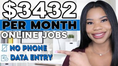 📵 URGENT: $3432 PER MONTH! NO PHONE DATA ENTRY ONLINE JOBS! GET PAID TO TYPE! | WORK FROM HOME JOBS