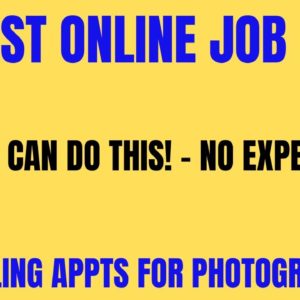 Easiest Online Job Ever | Anyone Can Do This - No Experience | Scheduling Appts Work From Home Job