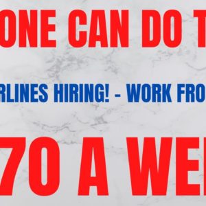 Anyone Can Do This | Delta Airlines Hiring Work From Home Job | $570 A Week | Online Job Hiring Now