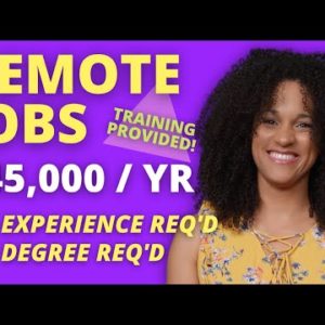 $21/hr WORK FROM HOME FULL TIME JOBS | NO EXPERIENCE NO DEGREE | Remote Jobs 2022