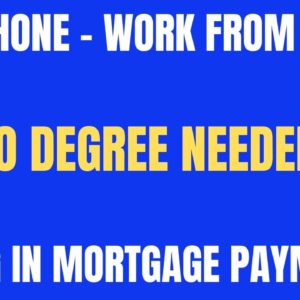 Non Phone Work From Home Job | No Degree | Keying In Mortgage Payments Work At Home Job Hiring Now