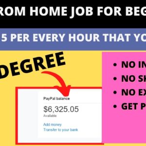 Earn $15 /Hour To Do Simple Tasks | Make Money Online For Beginners| Work From Home Without A Degree