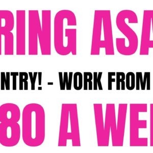 Hiring Asap! Non Phone Work From Home Job | Data Entry Specialist | $680 A Week | Work At Home Job