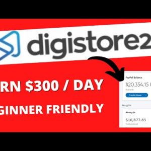 Earn $300 DAY With No Skills Digistore24 Tutorial For Beginners | Free Traffic Method | make money