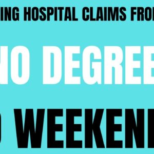 Processing Hospital Claims From Home | No Degree | No Weekends  Work From Home Job | Online Job 2022