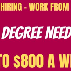 Uhaul Hiring - Work From Home Job | No Degree Online Job | Up To $800 A Week How To Work From Home