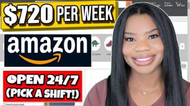 URGENT: $720 PER WEEK AMAZON ONLINE JOBS! OPEN 24/7 (NIGHT HOURS AVAILABLE) WORK FROM HOME JOBS 2022