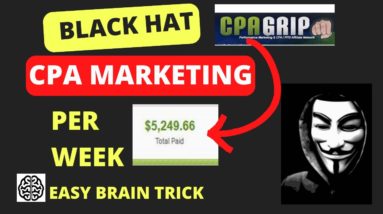 BLACK Hat CPA Marketing | CPAGRIP Content Locking | Post On Free Website | Digital Marketing | Earn