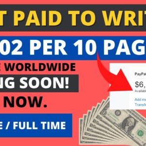 Get Paid $1402 Per 10 Pages You write | Make Money Online | Earn Passive Income From Home