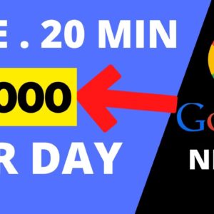 Earn $1,000 PER DAY from Google News (FREE)- How to COPY-PASTE and Make Money from Google 2022