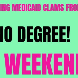 Processing Medicaid Claims Work From Home Job | No Degree | No Weekends Work At Home Job Hiring Now