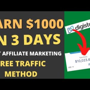 EASIEST Affiliate Marketing Method To Make Money On Digistore24  (100% FREE)