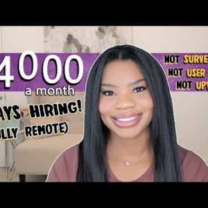 Top 10 Work From Home Jobs ALWAYS HIRING - Worldwide