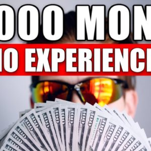 How To Make $1000 PER MONTH For Beginners - Top 5 Side Hustles Revealed (Make Money Online)