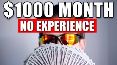 How To Make $1000 PER MONTH For Beginners - Top 5 Side Hustles Revealed (Make Money Online)