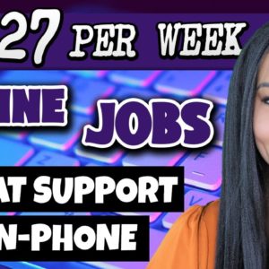 📵 URGENT: $1127 PER WEEK NO PHONE ONLINE JOBS! EMAIL & CHAT WORK FROM HOME JOBS 2022