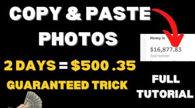 Earn $250 A DAY Online For FREE Copy & Pasting Photos Legally! (Make Money Online)