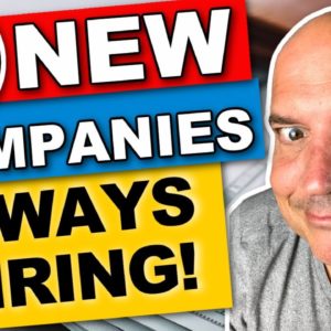 7 BRAND NEW Online Jobs - Entry Level Remote Jobs Always Hiring