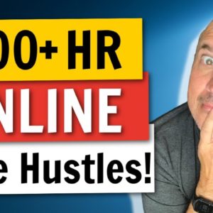 9 ONLINE Side Hustle Ideas To Make $100+ HR - Make Money Online