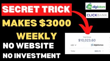 How to Promote Affiliate Products WITHOUT a Website! (COPY PASTE 2022) | Earn Money On Digistore24