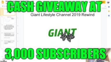 🚀The GROWTH of This Channel in 2019 | Giveaway at 3,000 SUBSCRIBERS!