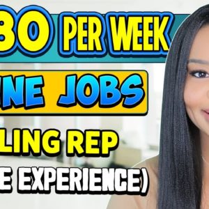 $680 PER WEEK ONLINE JOBS! THEY'LL REIMBURSE YOU FOR INTERNET! LITTLE EXPERIENCE WORK FROM HOME JOBS