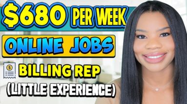 $680 PER WEEK ONLINE JOBS! THEY'LL REIMBURSE YOU FOR INTERNET! LITTLE EXPERIENCE WORK FROM HOME JOBS